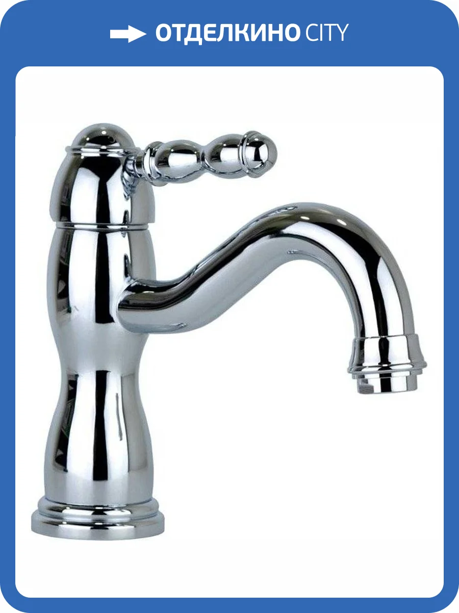 Смеситель для раковины Bronze de Luxe Tiffany 1901CR хром фото 5