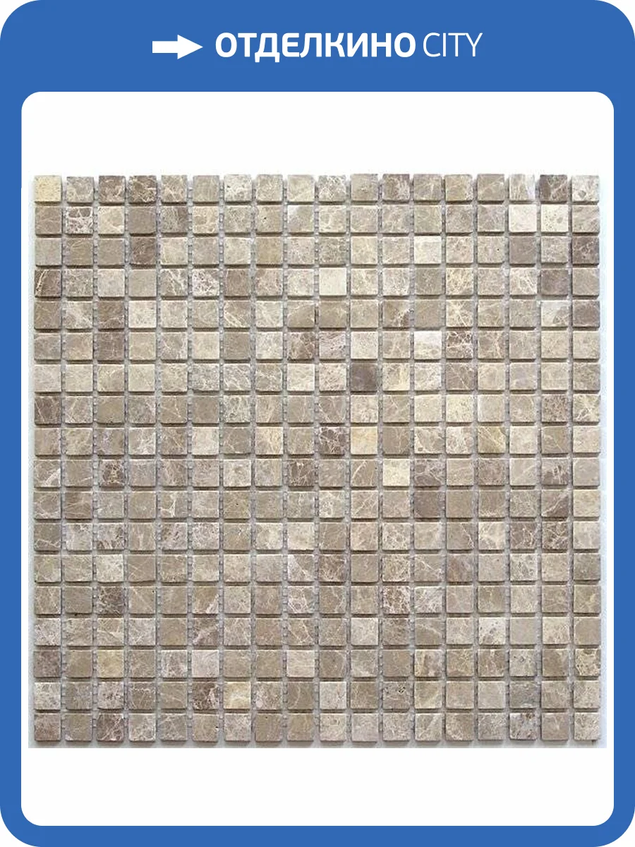 Мозаика Bonaparte Madrid Slim Matt из натурального камня (1.5x1.5) 30.5x30.5 фото 2