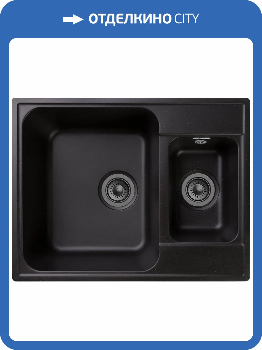 Мойка кухонная GranFest Quarz Z09 черный фото 3