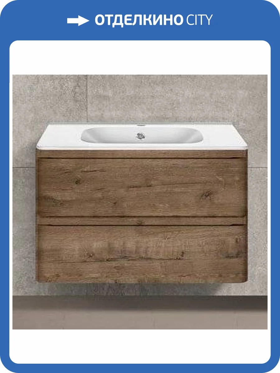 Тумба с раковиной Vincea Vico 80 дуб винтаж фото 11