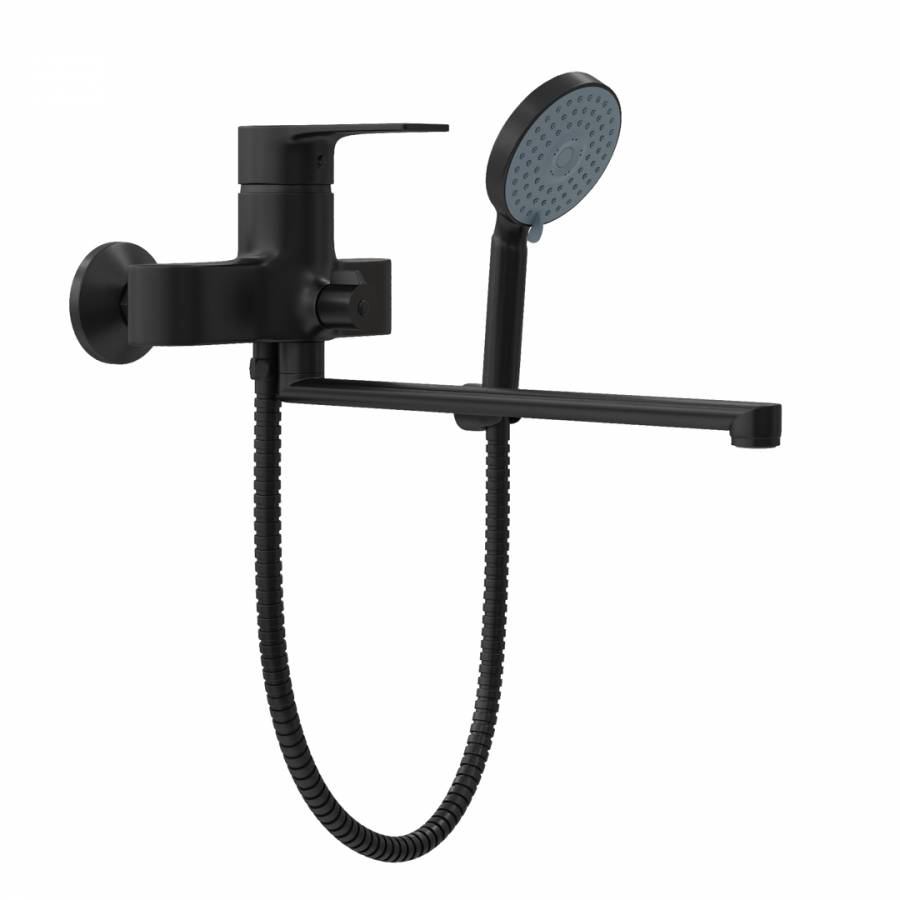 Смеситель для ванны Watersense Amelia W00355 черный матовый