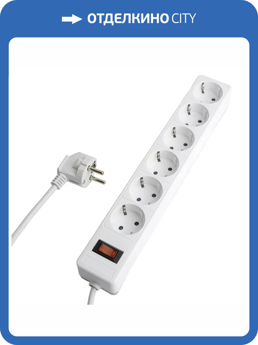 Сетевой фильтр 6-местный Stekker HM20-61-03 50096 фото 11