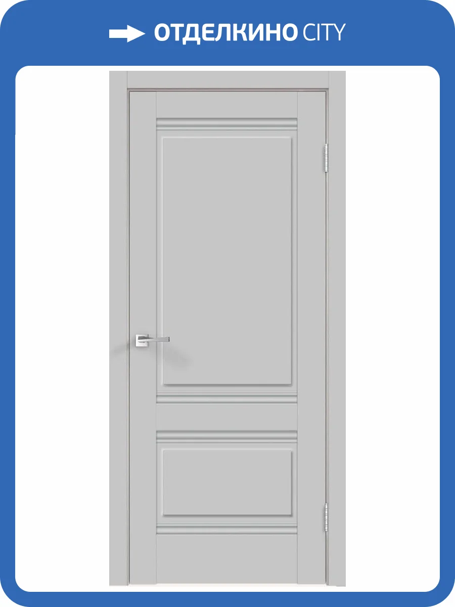 Дверное полотно экошпон VellDoris ALTO 2P VD810651 Глухое Серый Эмалит 800x2000 фото 2