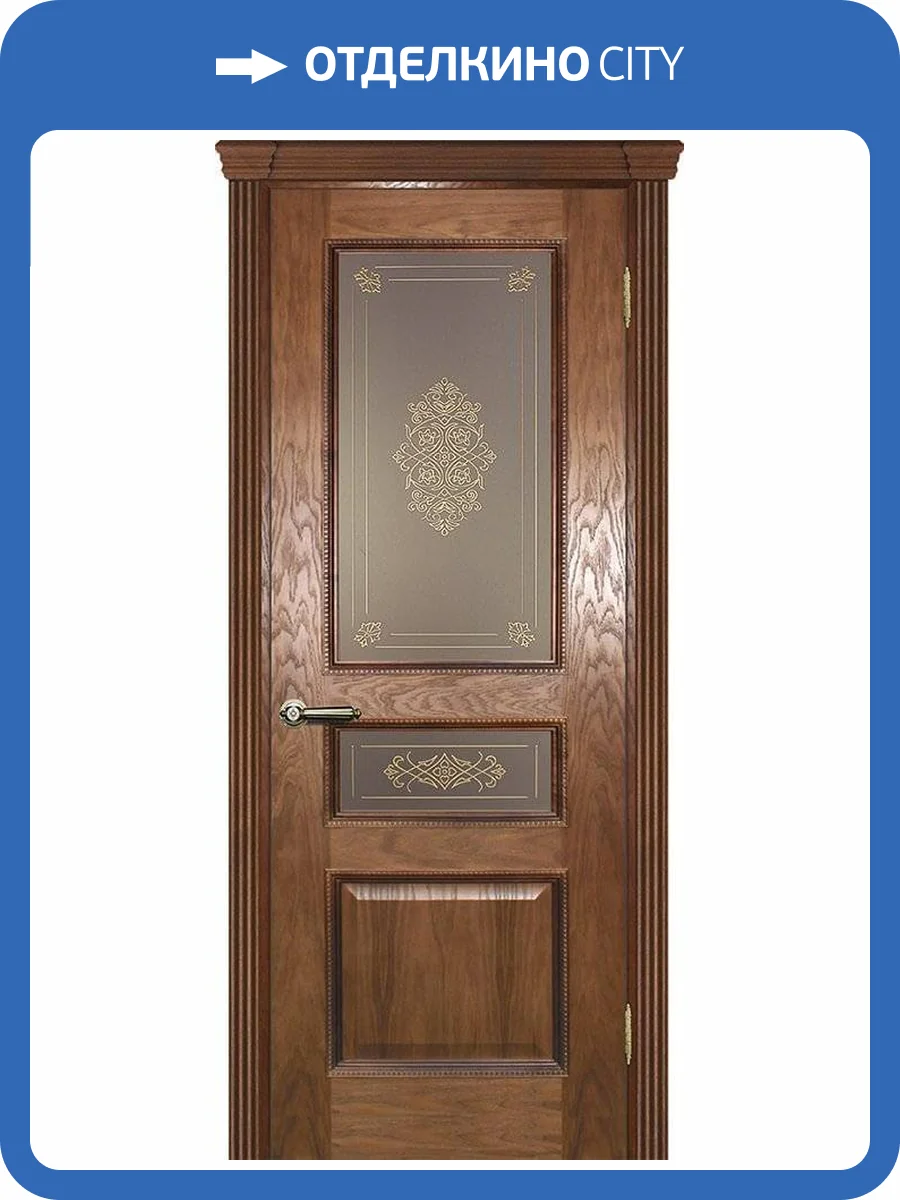 Межкомнатная дверь шпон Текона ФРЕЙМ 03, остеклённая, дуб, патина шоколад 600x2000 фото 2