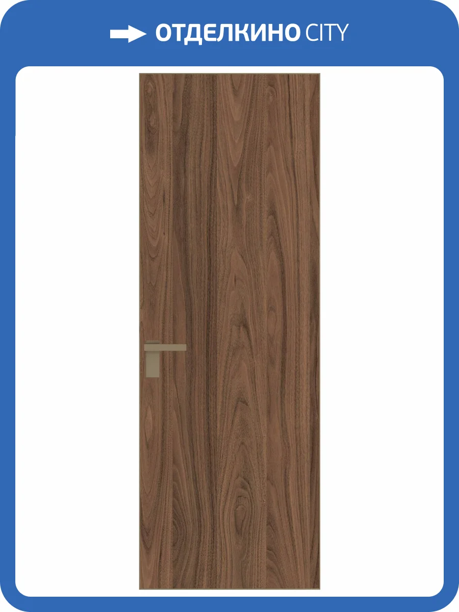 Межкомнатная дверь Profil Doors 1 AGK цвет профиля Шампань, алюминиевая панель ясень горный 600x2000 фото 2