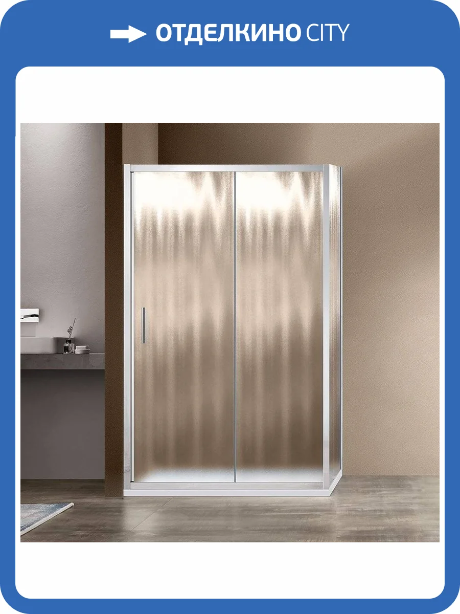 Душевой уголок Vincea Garda VSR-1G1016CH 160x100 см, профиль хром, стекло шиншилла фото 8