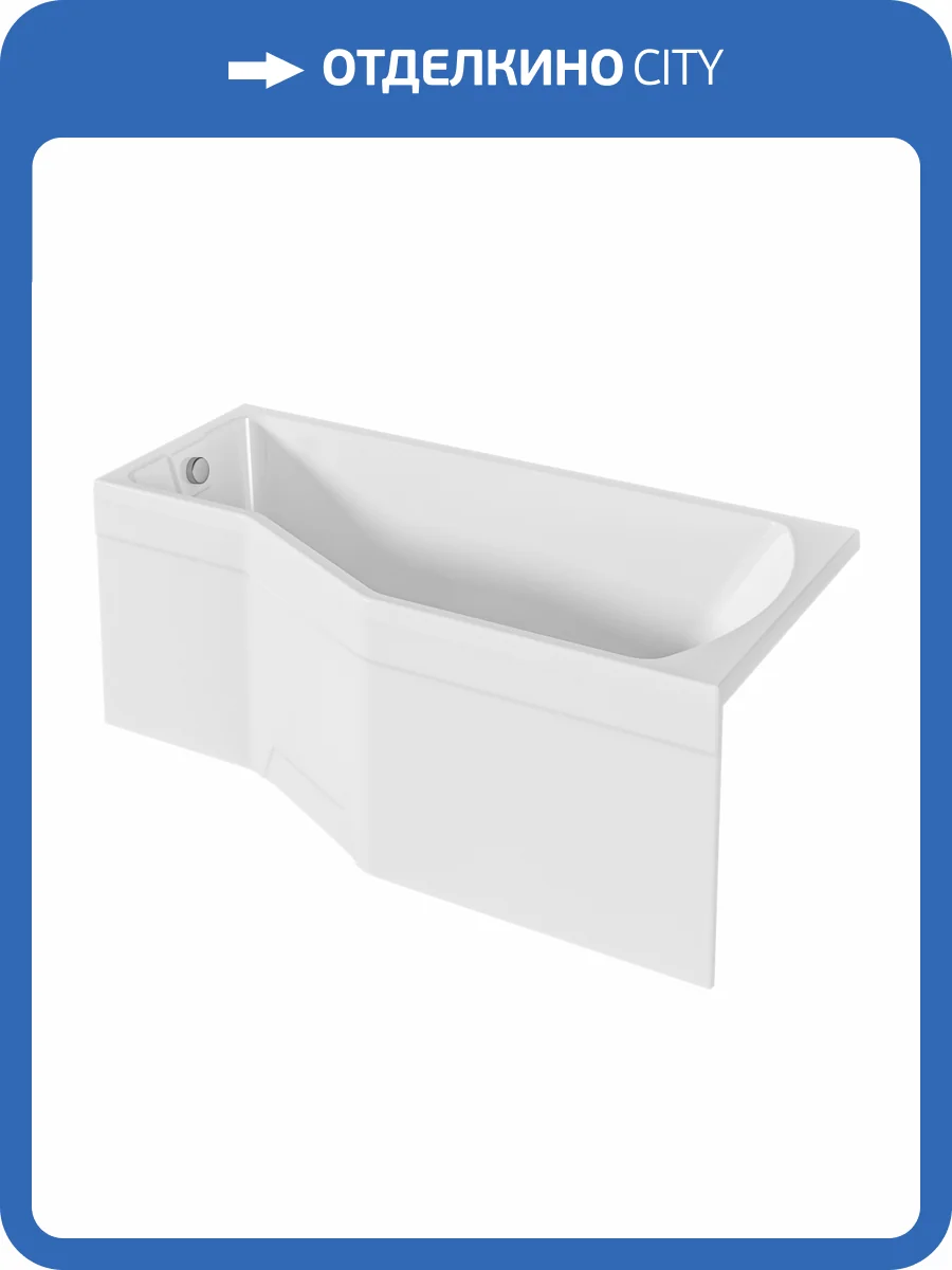 Акриловая ванна Marka One Convey 170x75 правая фото 12