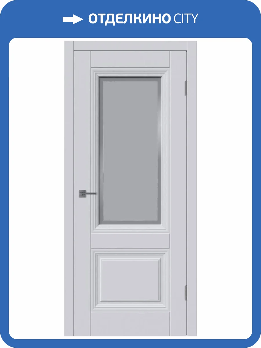 Межкомнатная дверь Владимирская Фабрика Дверей Barcelona 2 Cotton стекло Art cloud line 700x2000 фото 2