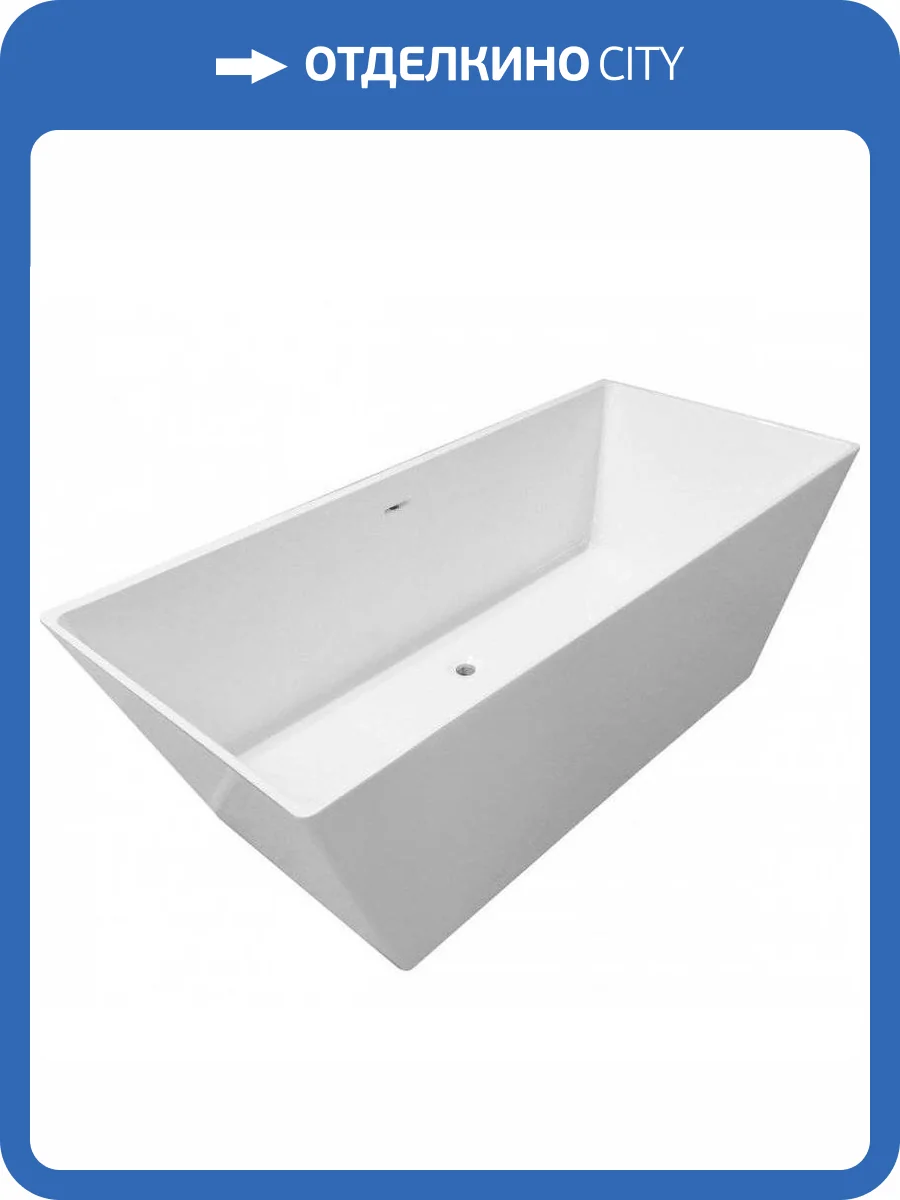 Ванна из искусственного камня Эстет Манхэттен silk ФР-00014435 175x77 фото 5