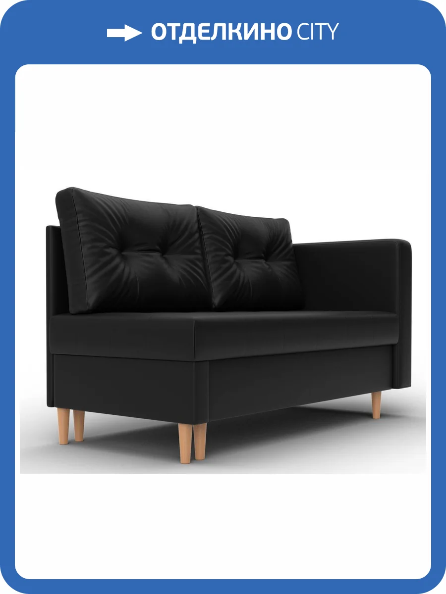 Кушетка Лига Диванов Лига-098 132582 Черный фото 8