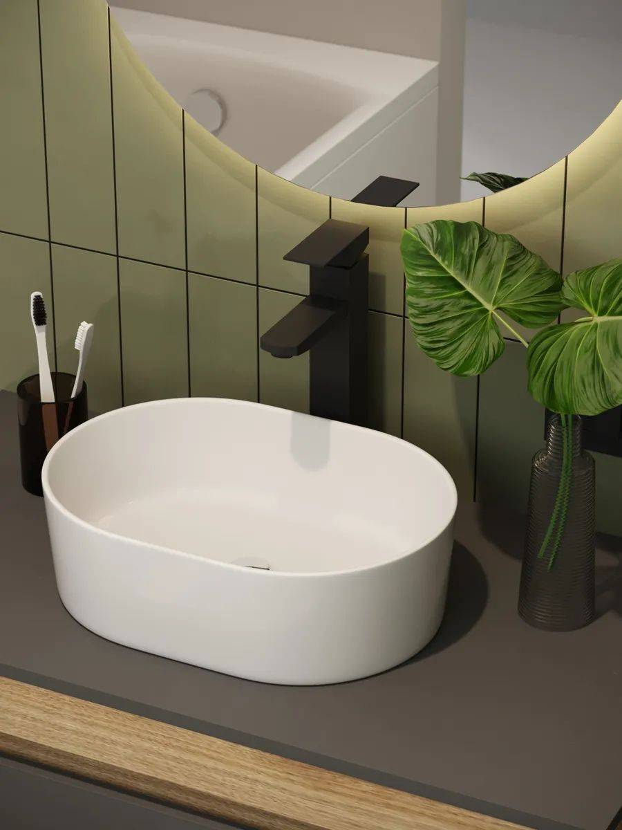 Смеситель для раковины Watersense Eva W00342 черный матовый фото 7