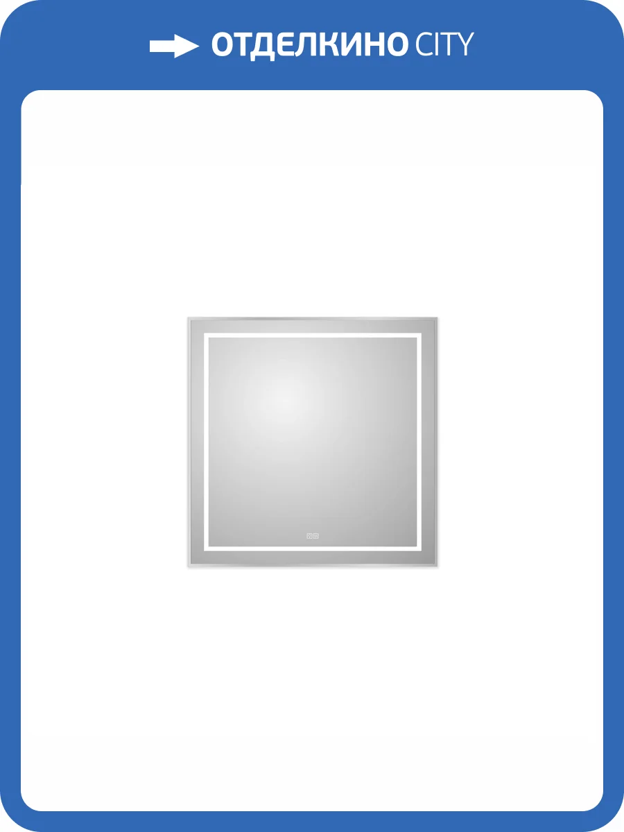 Зеркало BelBagno SPC-KRAFT-900-800-LED-TCH-WARM с подсветкой и подогревом, Сатин фото 7