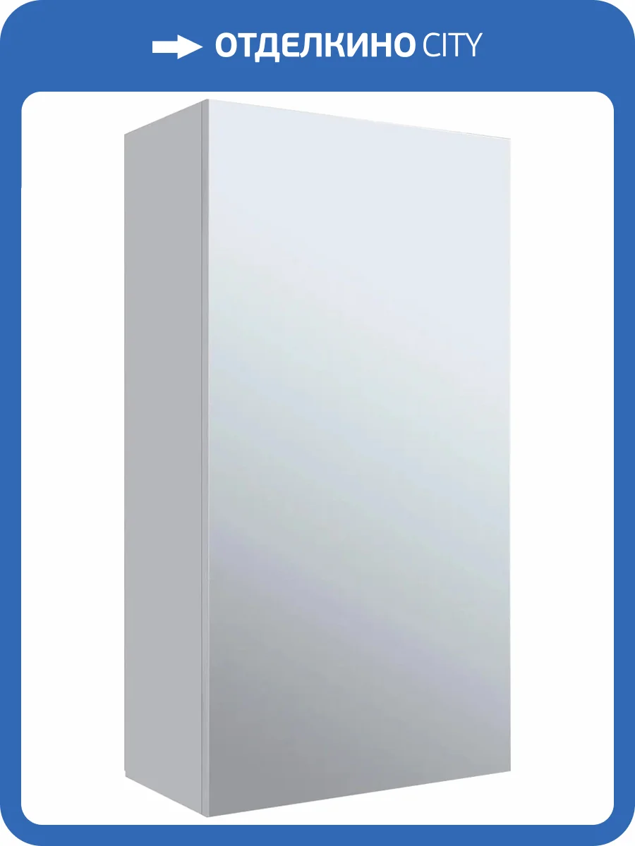 Зеркало-шкаф Runo Кредо 40 белый фото 4