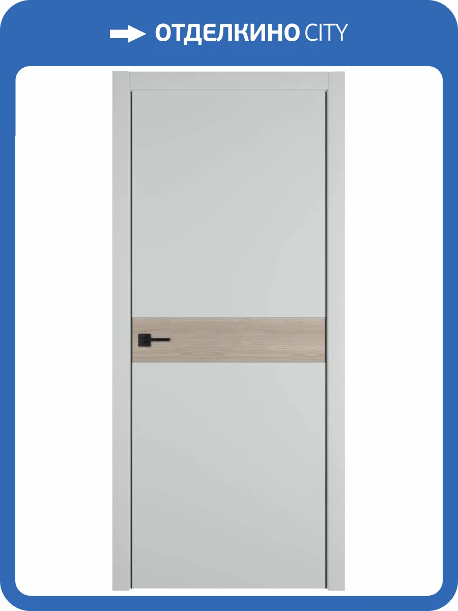 Межкомнатная дверь Владимирская Фабрика Дверей Urban H Emalex Steel вставка Red oak 900x2000 фото 2