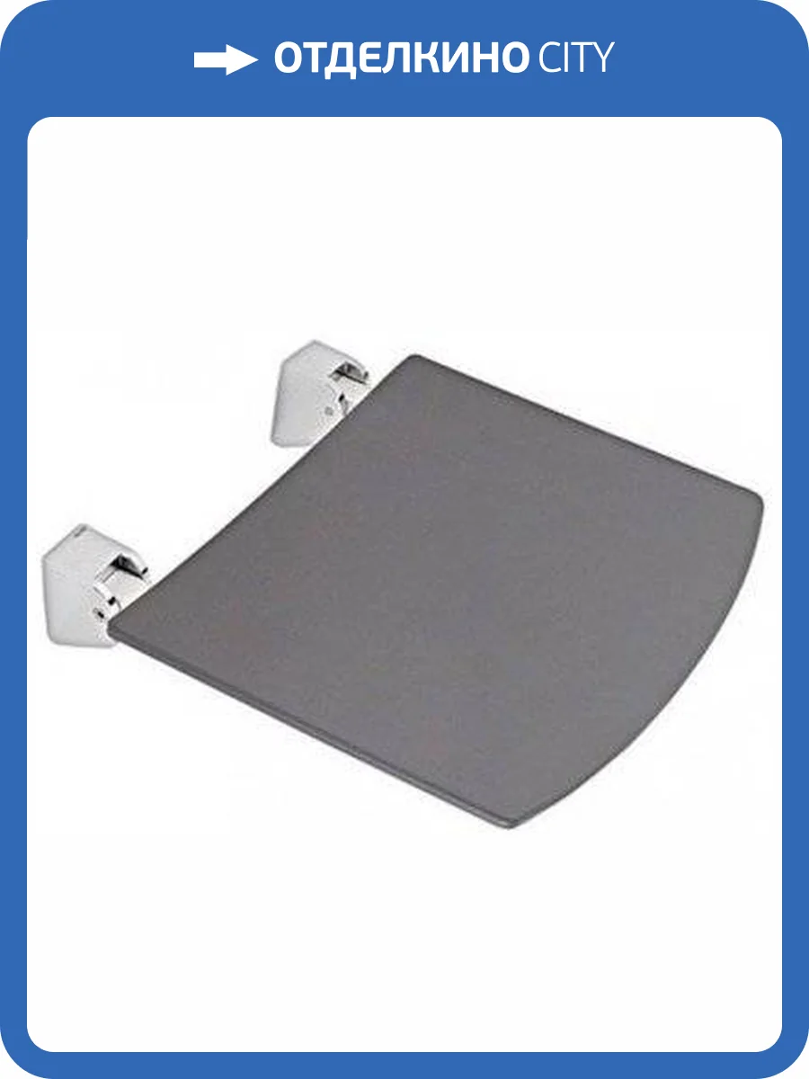 Сиденье для душа Keuco Plan откидное, светло-серое фото 3