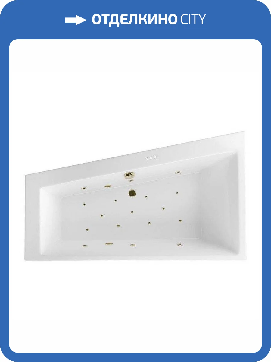 Акриловая ванна Excellent Sfera Slim RELA WAEX.SFL17S.RELAX.BR 170x100 левая, бронза фото 4