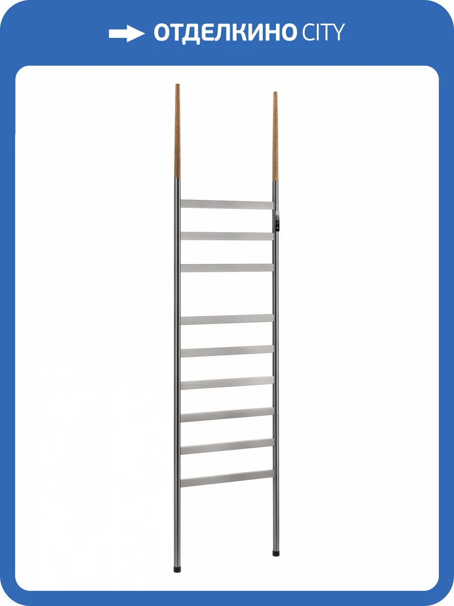 Полотенцесушитель электрический Wonzon & Woghand WW-A207-GM напольный, Темный графит фото 8