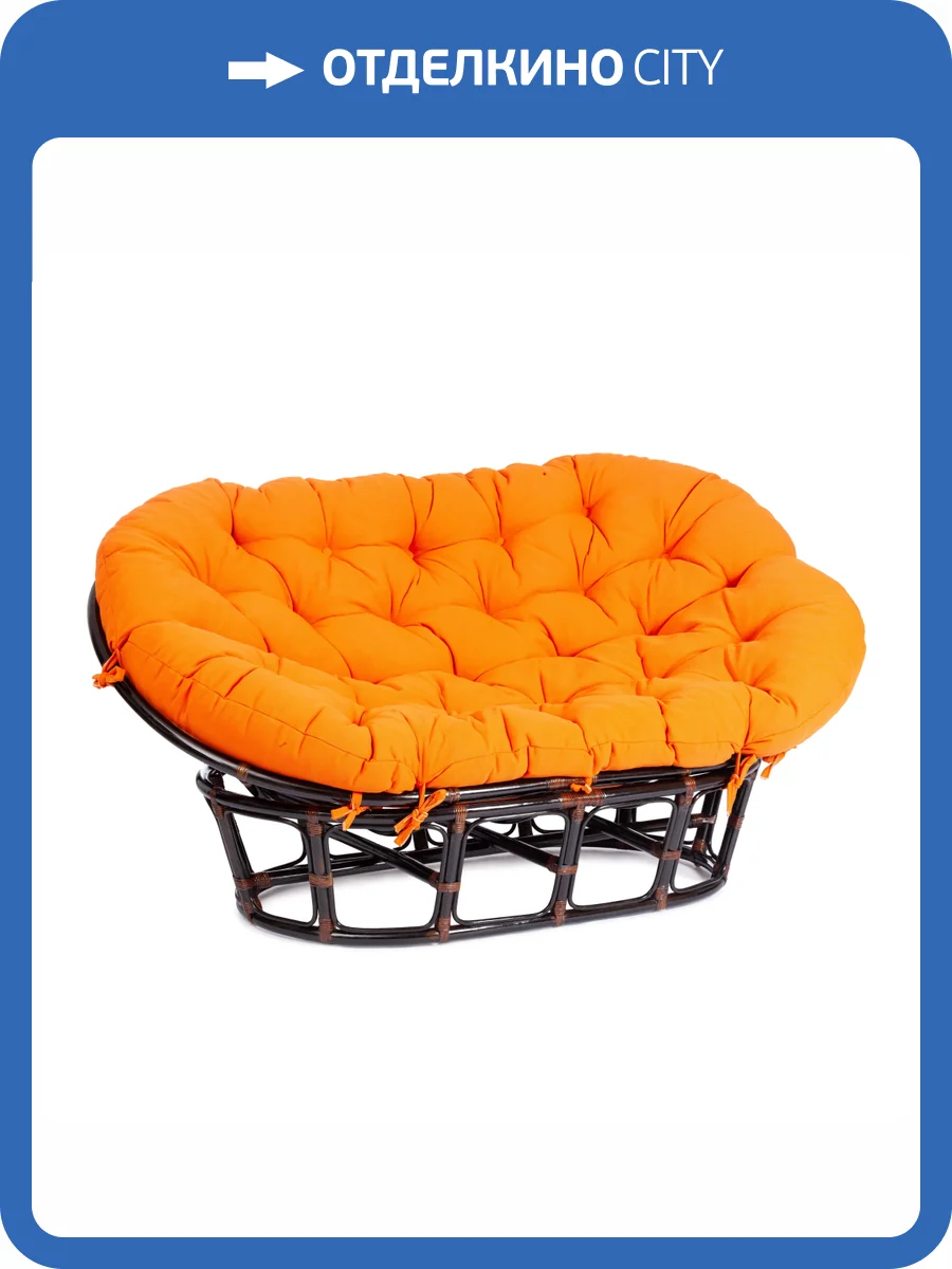 Диван Tetchair Mamasan 23/02 W 24255 Antique brown, ткань, оранжевый, С 23 фото 17