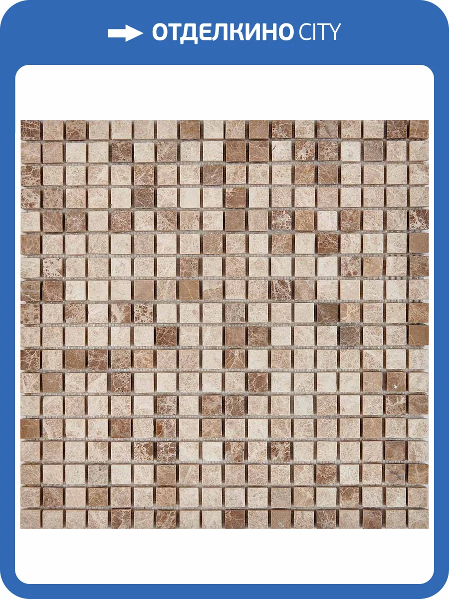 Мозаика Pixel Mosaic Мрамор PIX224 (1.5x1.5) 30.5x30.5 фото 2