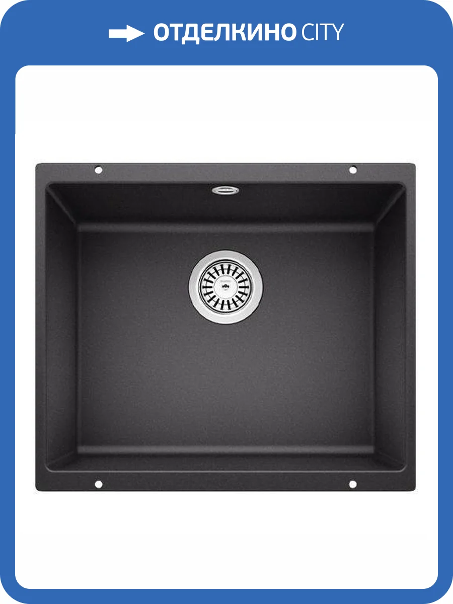 Мойка кухонная Blanco Rotan 500-U 523075 антрацит фото 4
