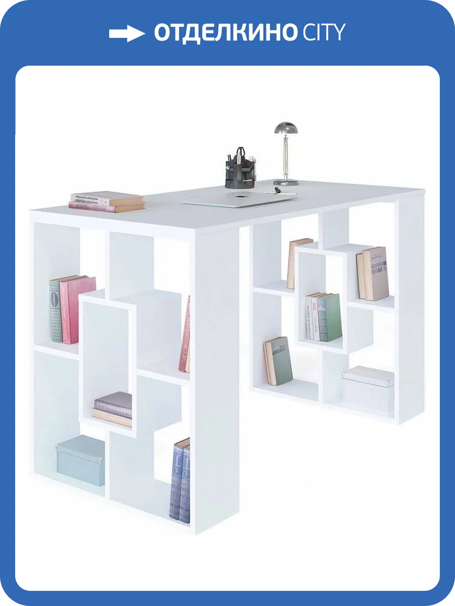 Стол письменный Сокол СПм-15 4680212006982, СПм15Б6 Белый фото 4