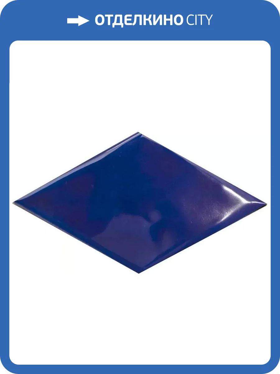Декор Kerama Marazzi Риад KMD2SRB009BN Синий Глянцевый 7.8x13.5 фото 16