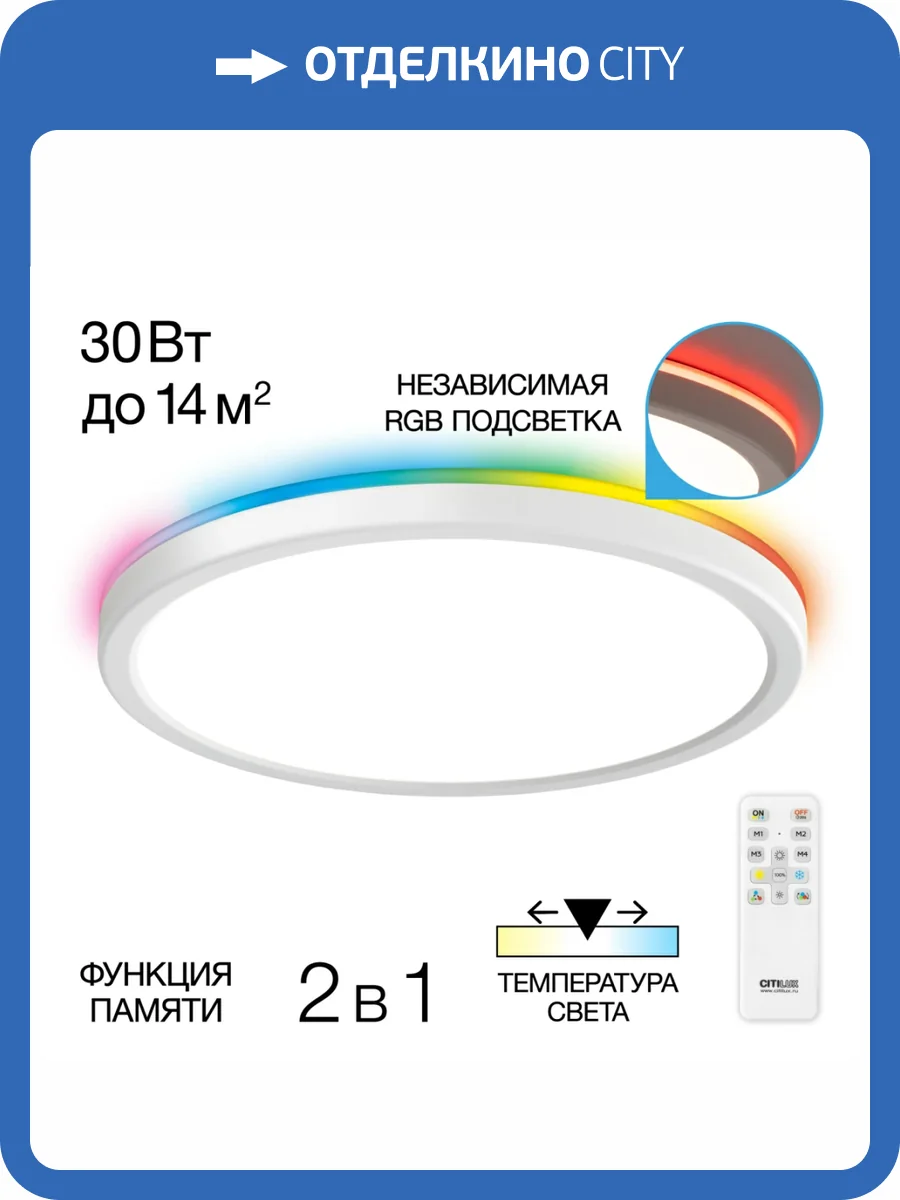 Потолочный светильник Citilux Basic Line CL738240EL фото 3