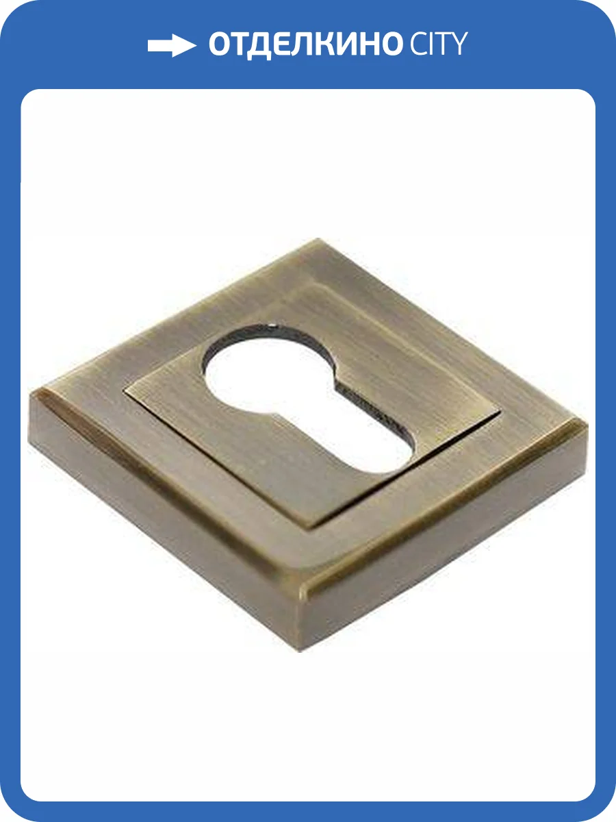 Накладка на цилиндр Rucetti RAP KH-S AB Античная бронза фото 2