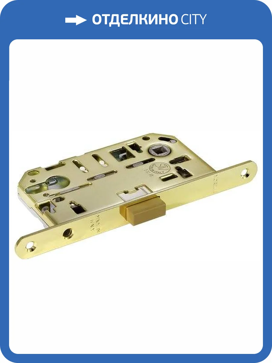Межкомнатная магнитная защелка Morelli Innovation IM L PG NP золото фото 2