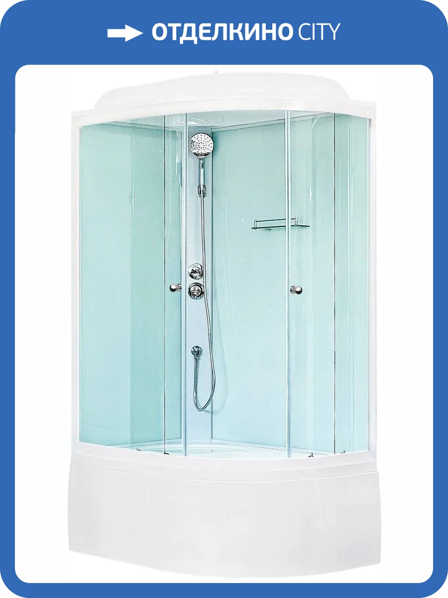 Душевая кабина Royal Bath BK RB8120BK5-WT-R с высоким поддоном, с сиденьем фото 5