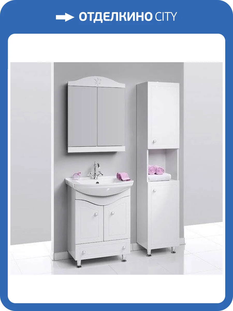 Тумба с раковиной Aqwella Franchesca 65 фото 6