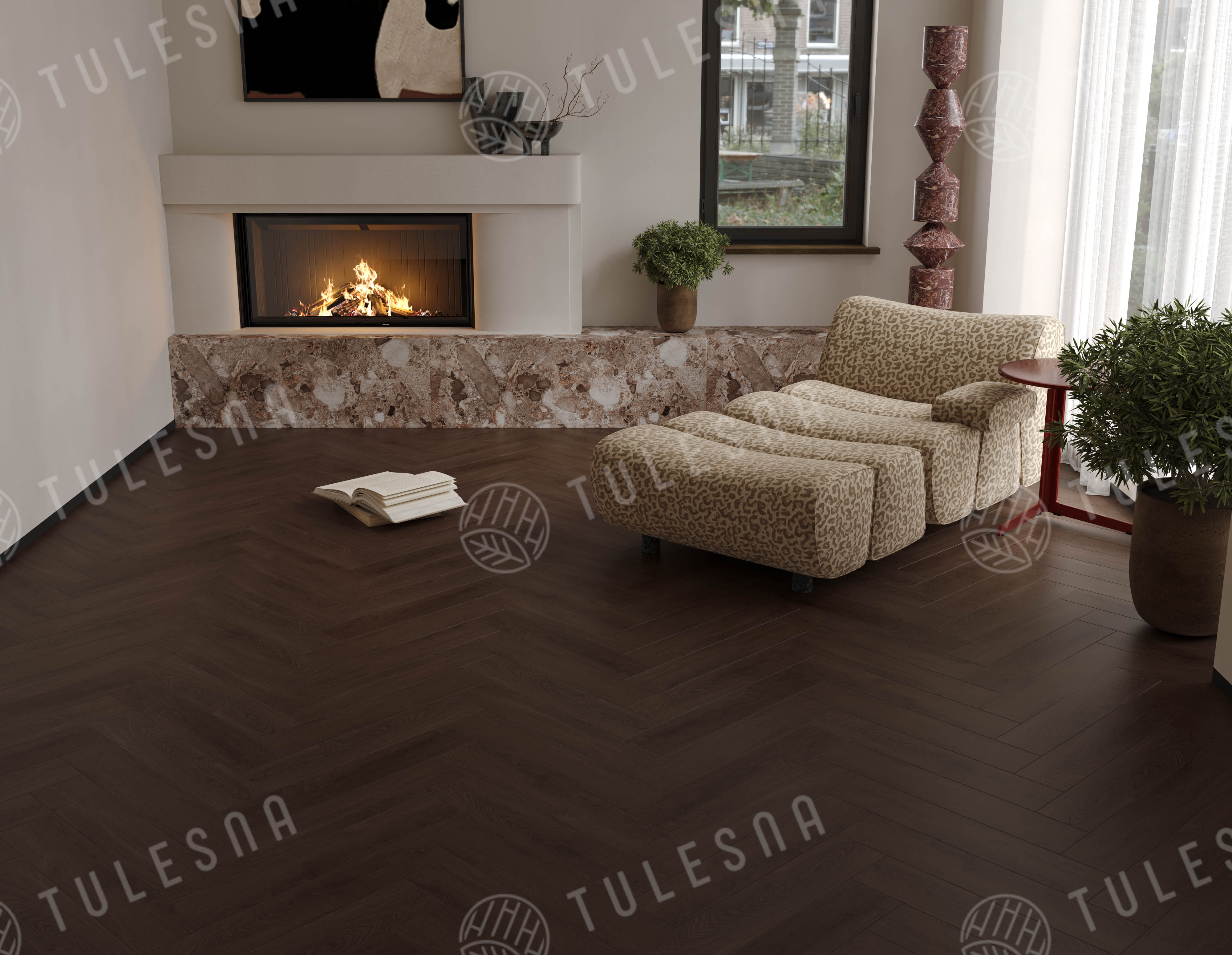 Ламинат Tulesna Селена Паркет (Selene Parquet) 8/33 4V LF503-11 Мюрквид 121x605 фото 5