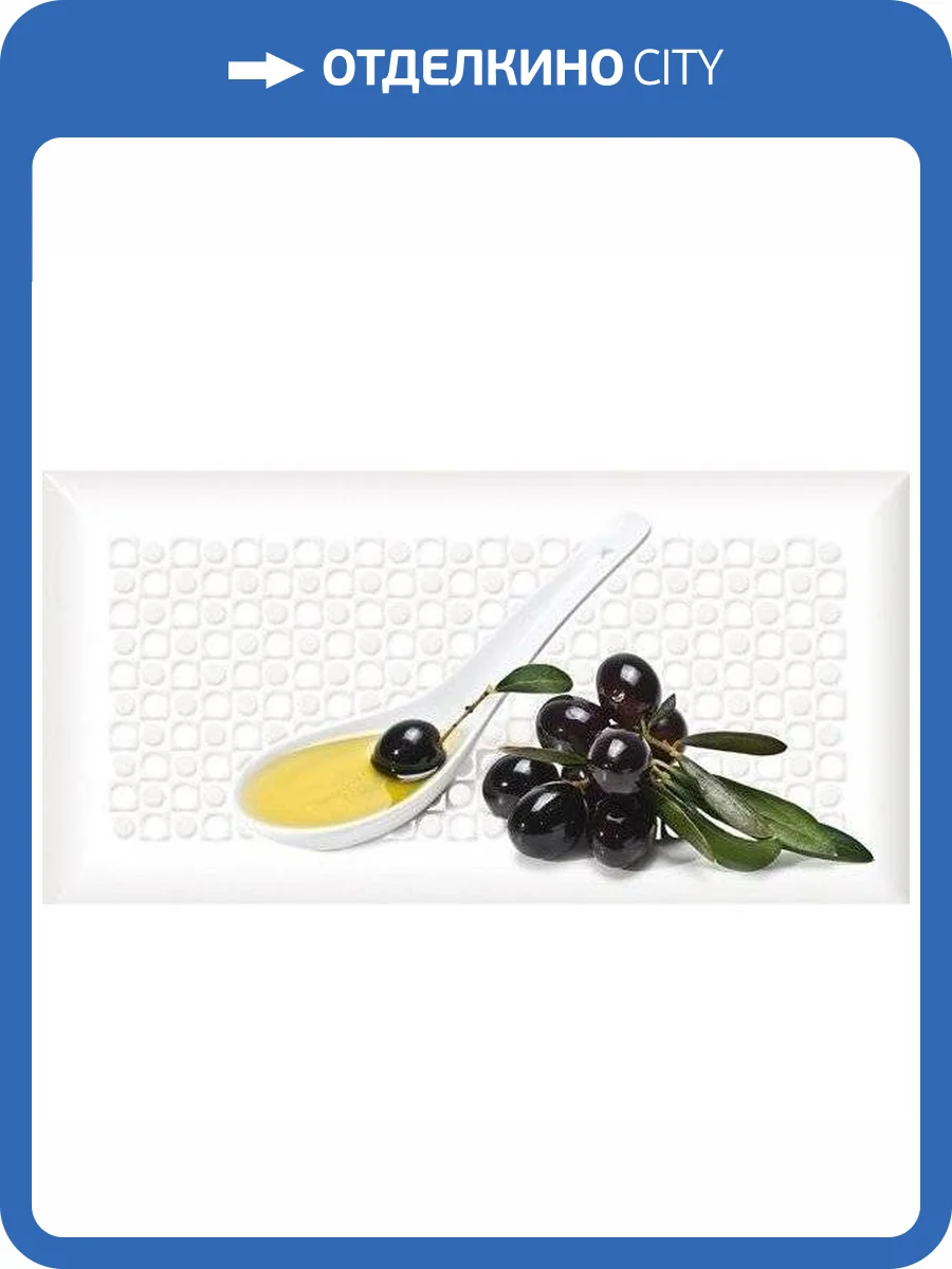 Декор Absolut Keramika Monocolor Decor Olives 05 A 10x20 фото 2