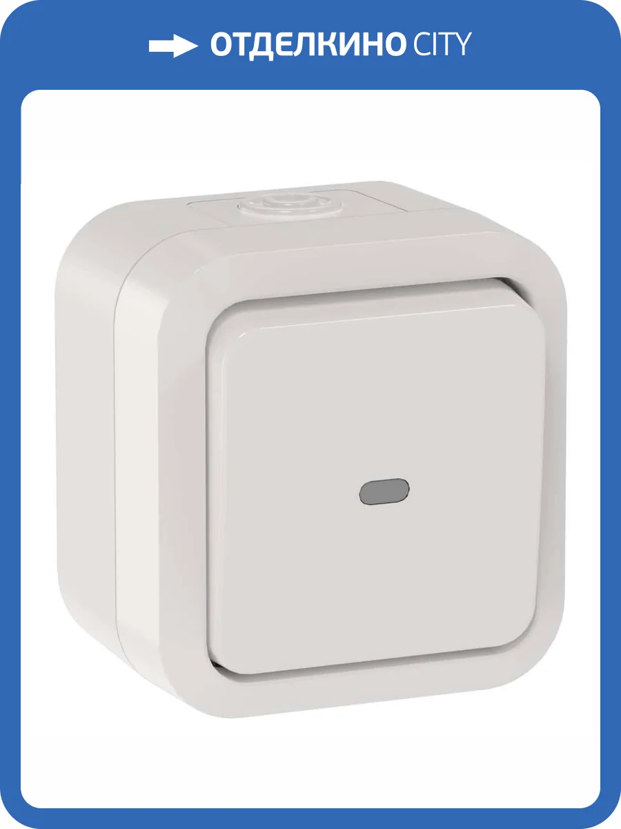 Выключатель 1-клавишный IEK Tors TS-V10-1-10-55-K01 белый фото 4
