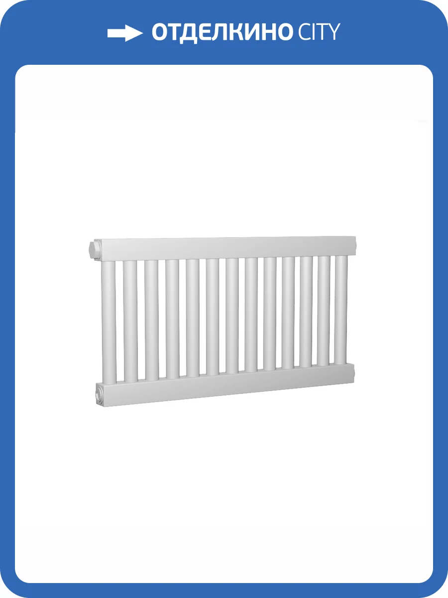 Стальной трубчатый радиатор отопления КЗТО РС 1, однотрубный, 300 45 секций фото 4