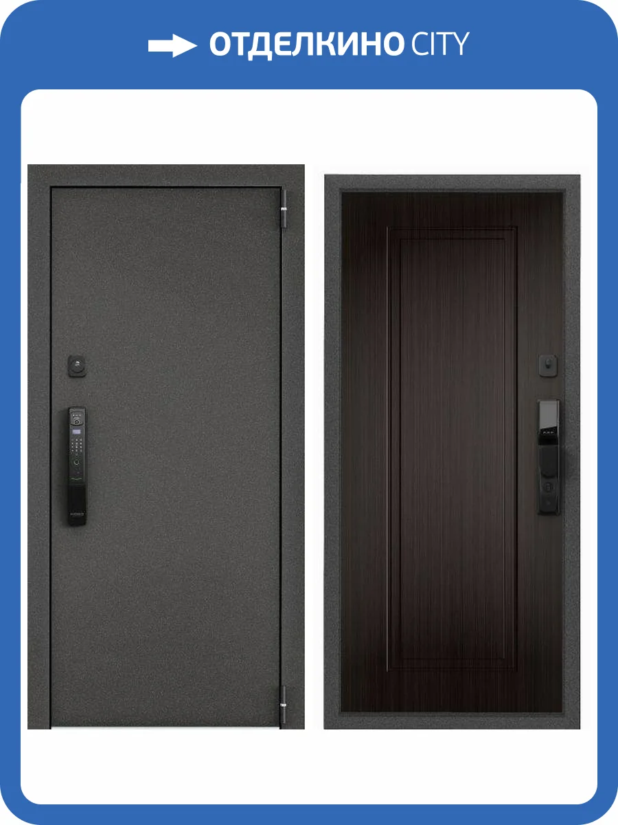 Входная стальная дверь Torex CYBER PRO MP 1744018 Колоре гриджио/ПВХ Лиственница темная 2050x880 фото 2