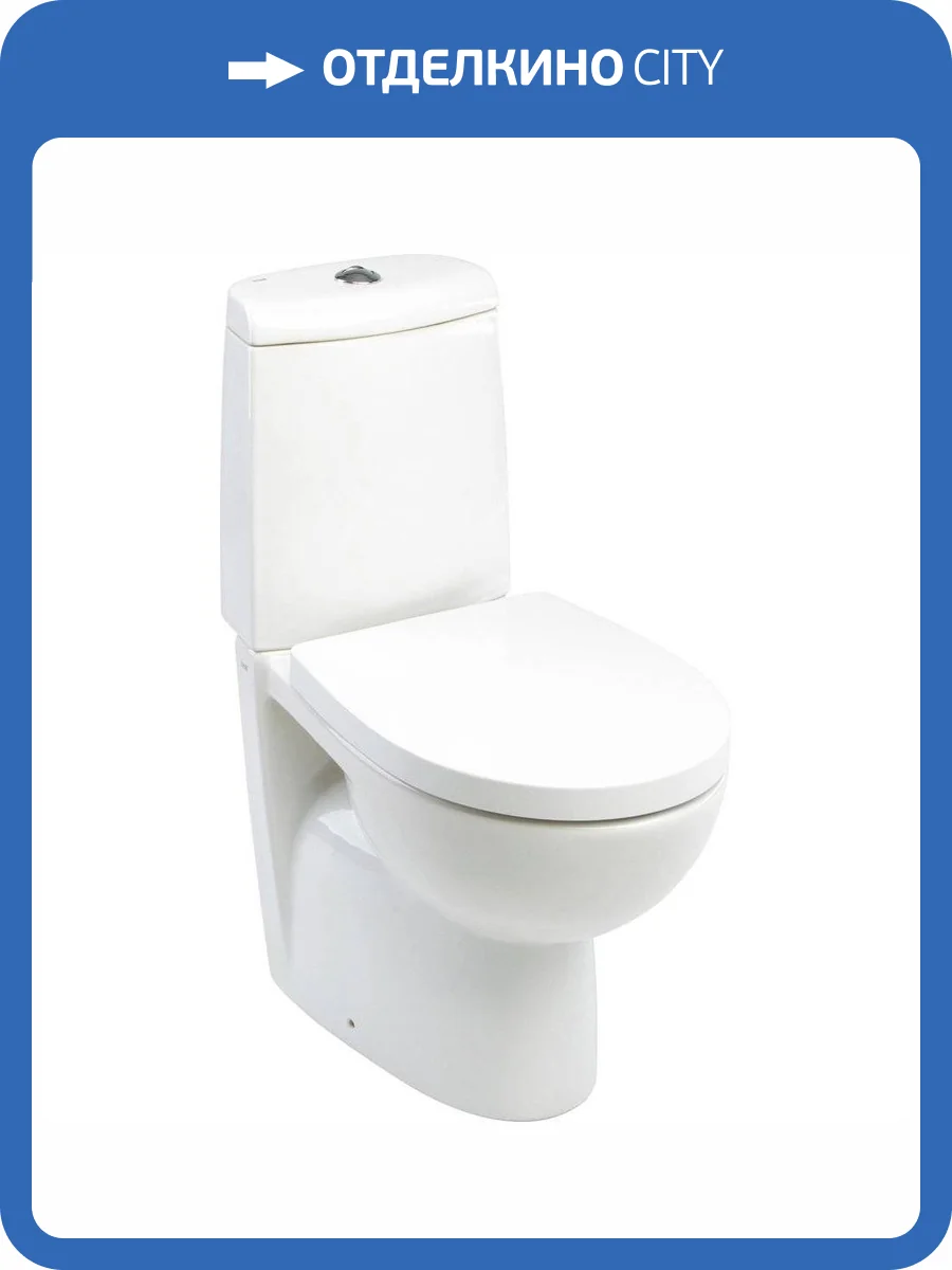 Унитаз-компакт Roca Victoria Nord 342ND7000 с крышкой-сиденьем микролифт фото 5