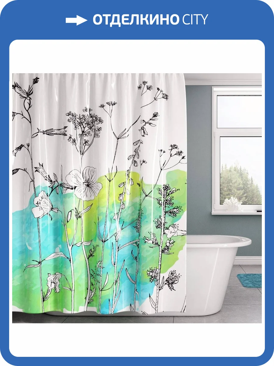 Штора для ванной Wasserkraft Dill SC-39101 фото 7