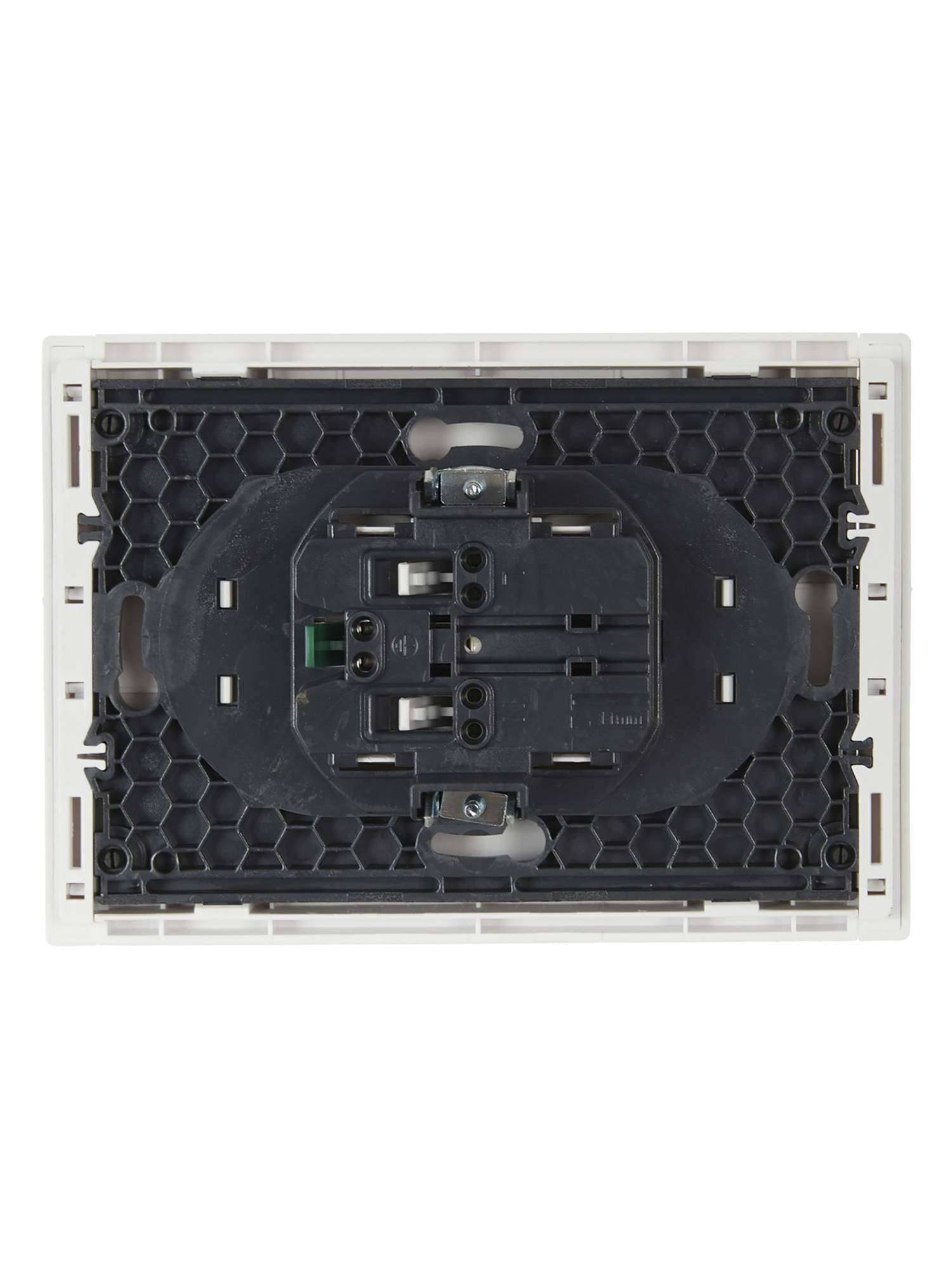 Розетка 2-местная с заземлением IEK Forte&Piano FP-R21-16-1-K01 белый фото 2