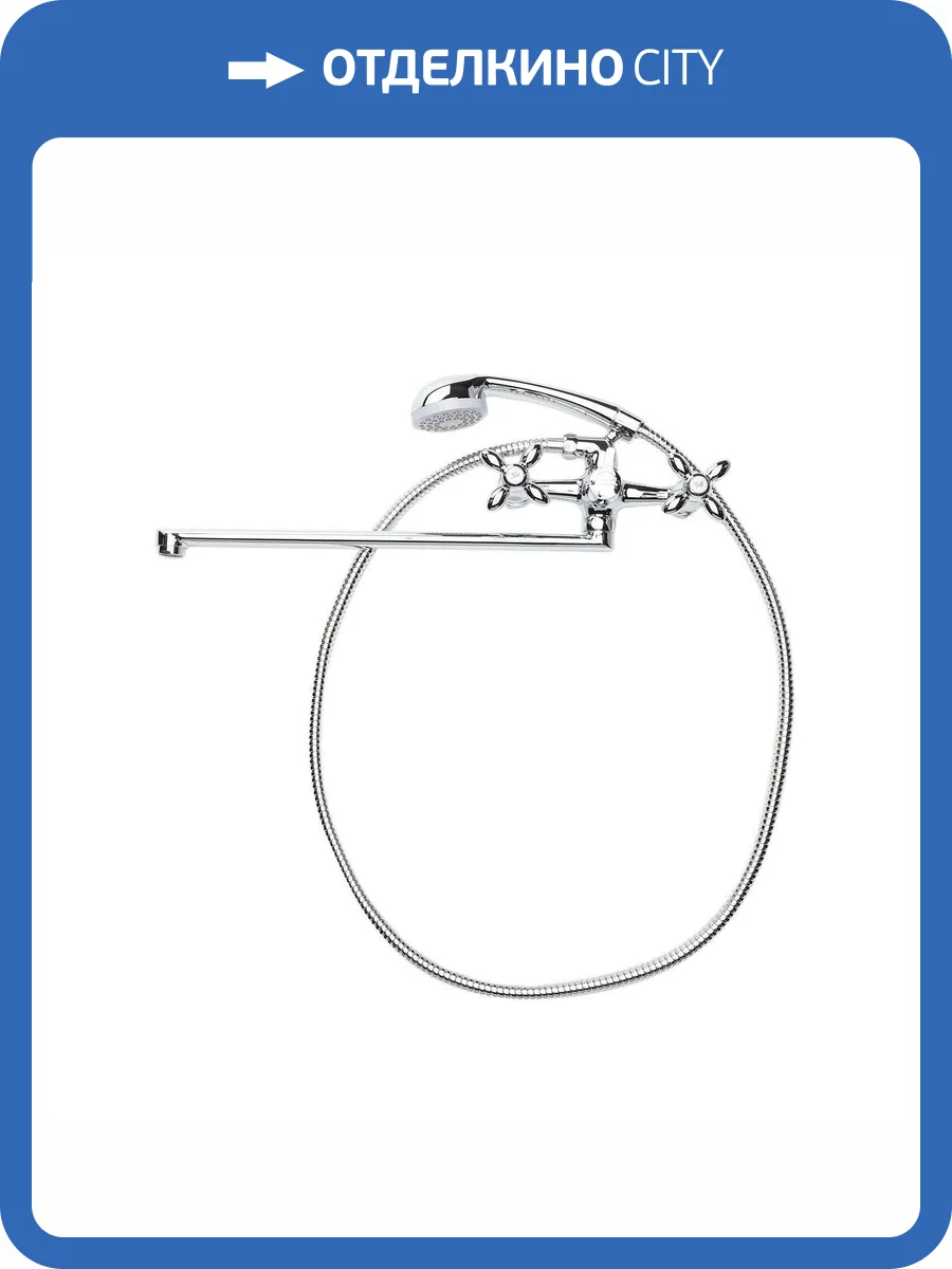 Смеситель для ванны Agger Ретро-X A1921100 хром фото 6