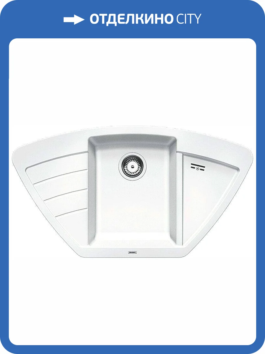 Мойка кухонная Blanco Zia 9 E 514758 белый фото 5