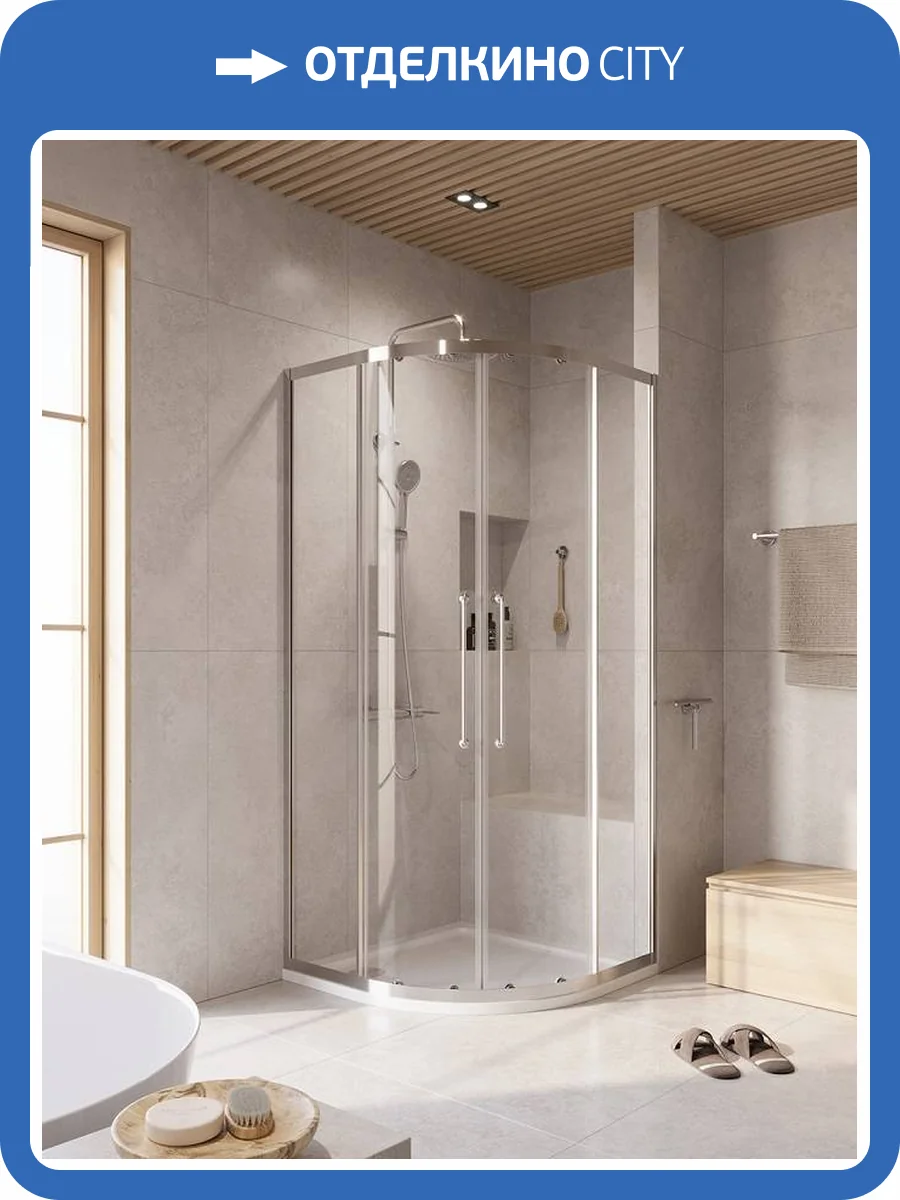 Душевой уголок Cezares Relax RELAX-304-R-2-90-C-CR профиль хром глянцевый, стекло прозрачное, 90x90x200 фото 7