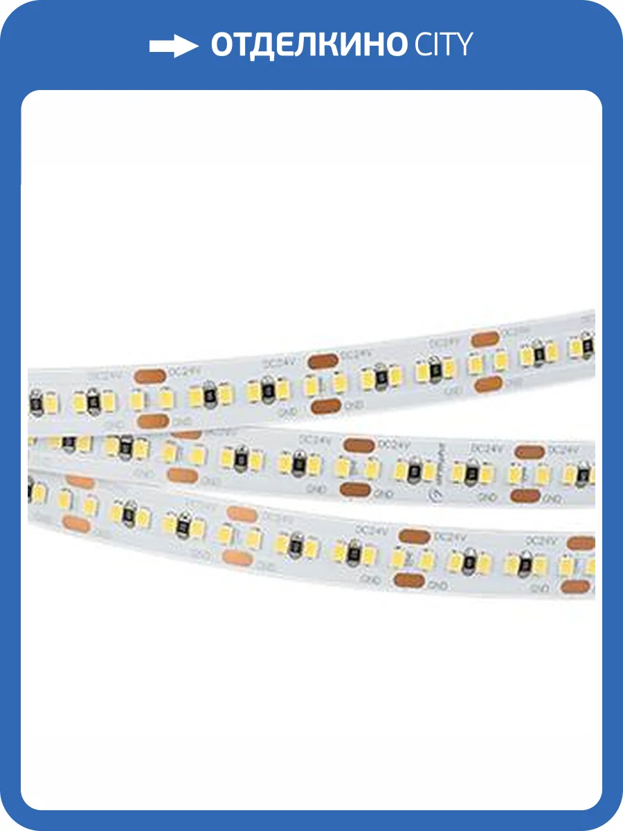 Светодиодная лента Arlight 8W/m 300LED/m 2216SMD теплый белый 5M 023559(2) фото 2