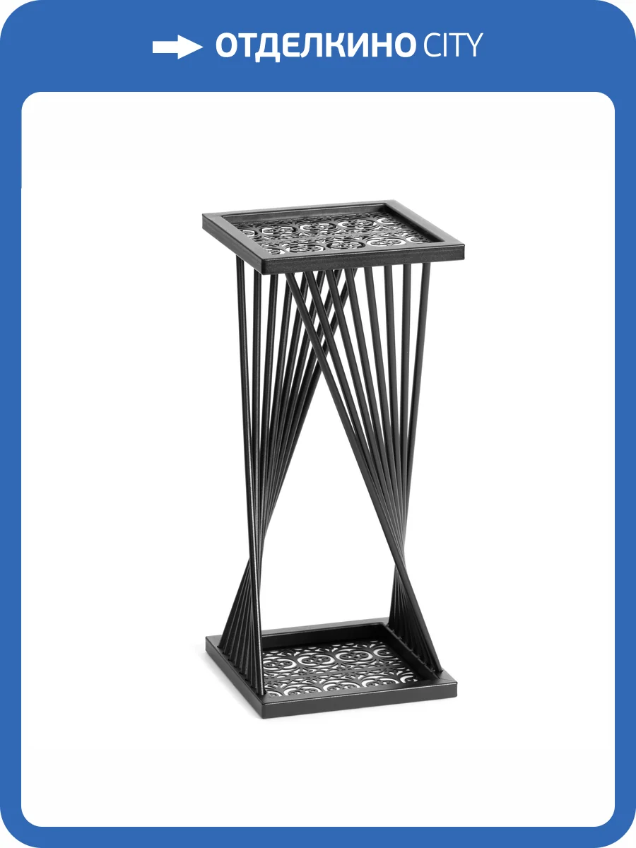 Кофейный столик Tetchair Osteria 25015 черный металл 25.5x25.5x59 фото 9