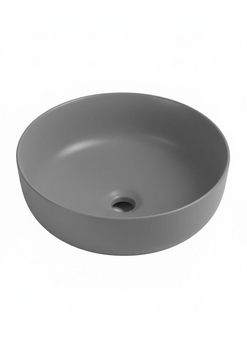 Раковина Wonzon & Woghand Erie WW-RN4076-MG серая матовая, 40 см