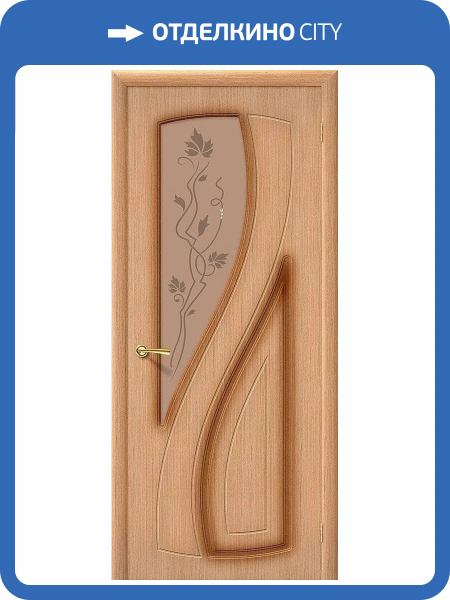 Межкомнатная дверь Bravo 003-0141 Лагуна Ф-01 Дуб 2000x600 фото 2