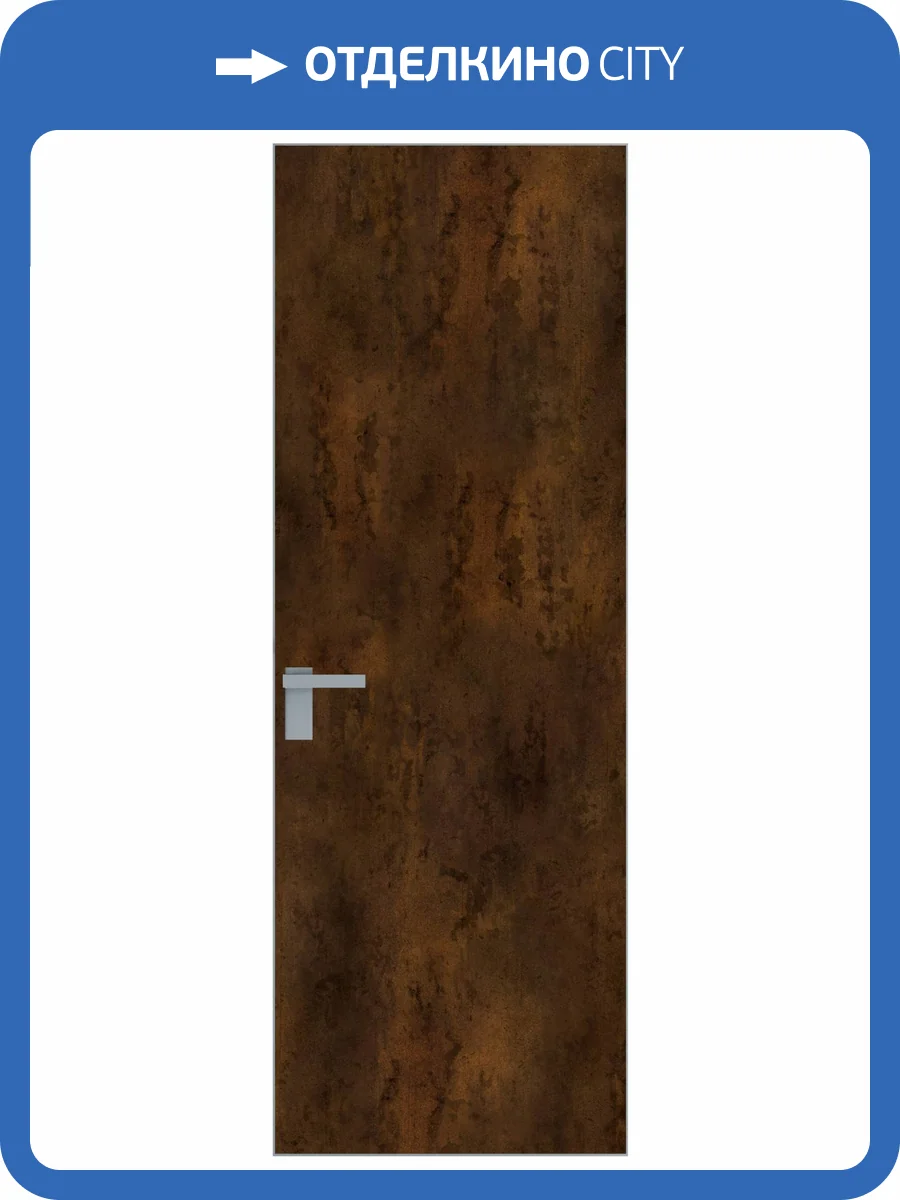 Межкомнатная дверь Profil Doors 1 AGK цвет профиля Матовый, алюминиевая панель бронза 600x2000 фото 2