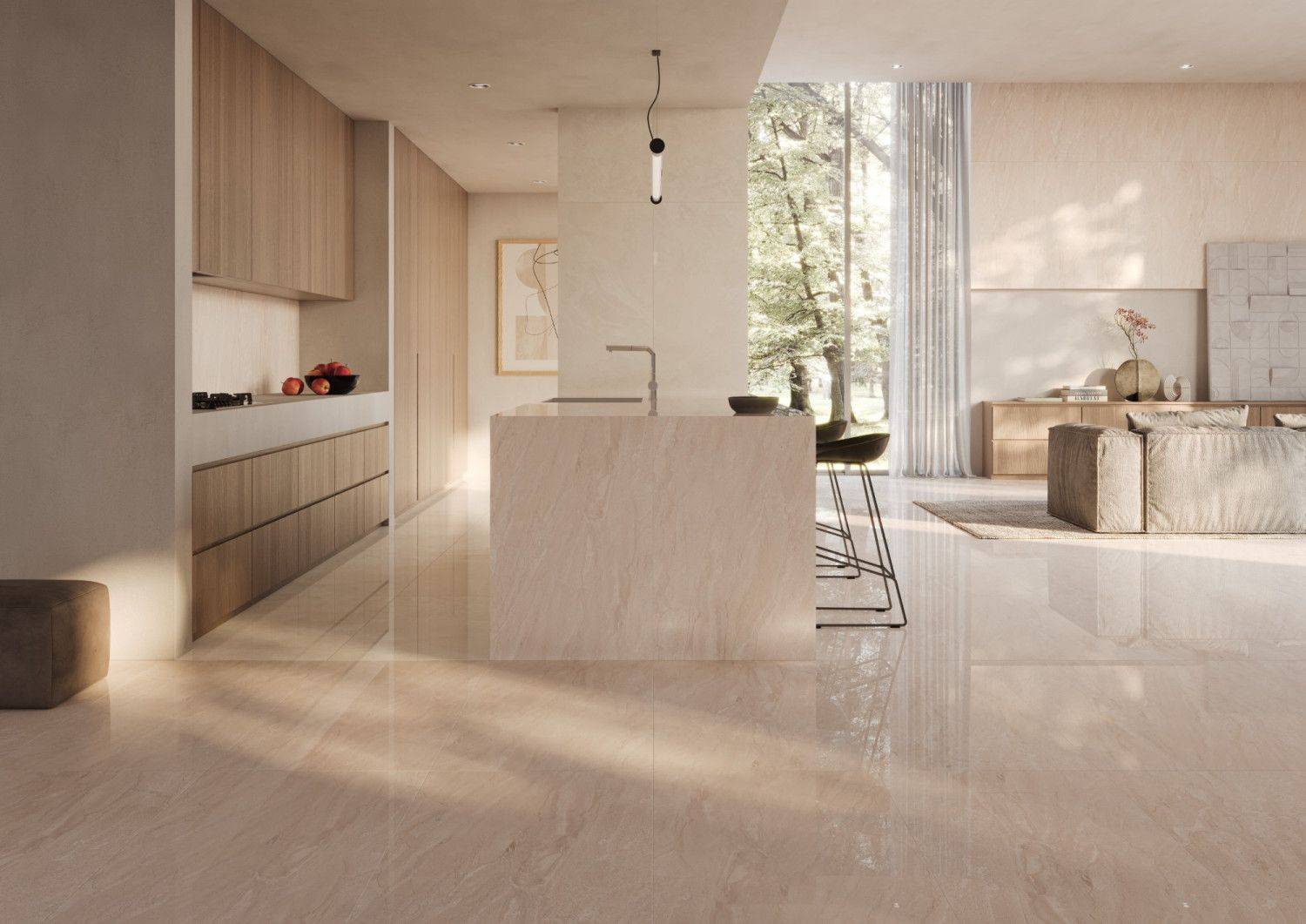 Керамогранит Pieza Ceramica Dorsey DO006012N Beige 60x120 фото 3
