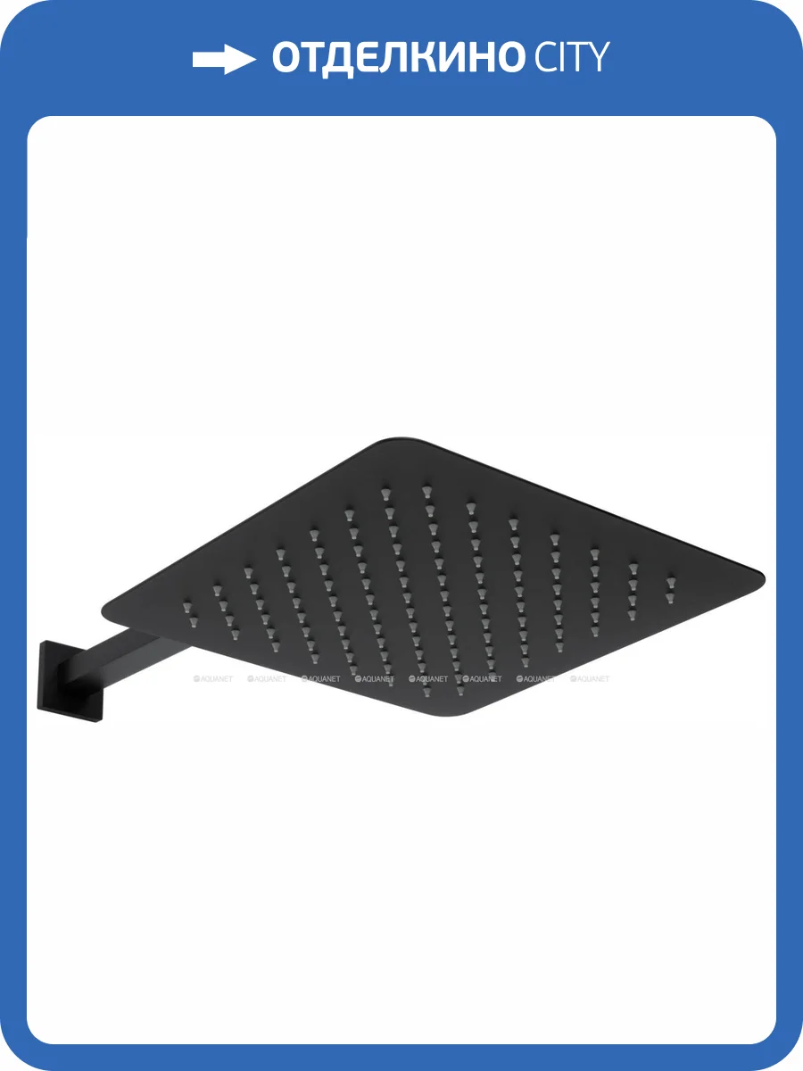 Верхний душ Allen Brau Infinity 5.21A19-31 черный матовый фото 4