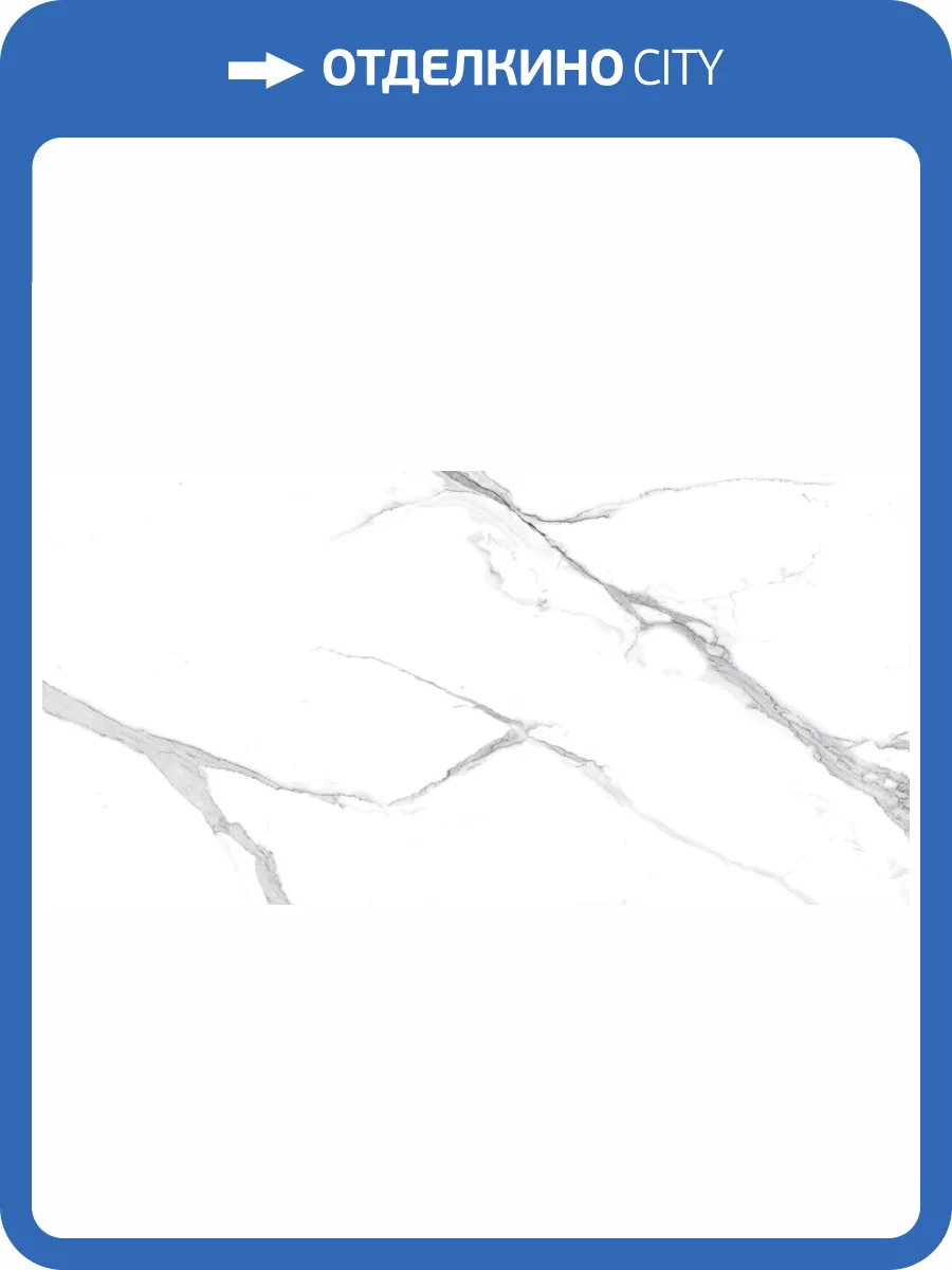 Керамогранит Ceradim Calacatta Splendid Silver белый Полированный 60х120 фото 4